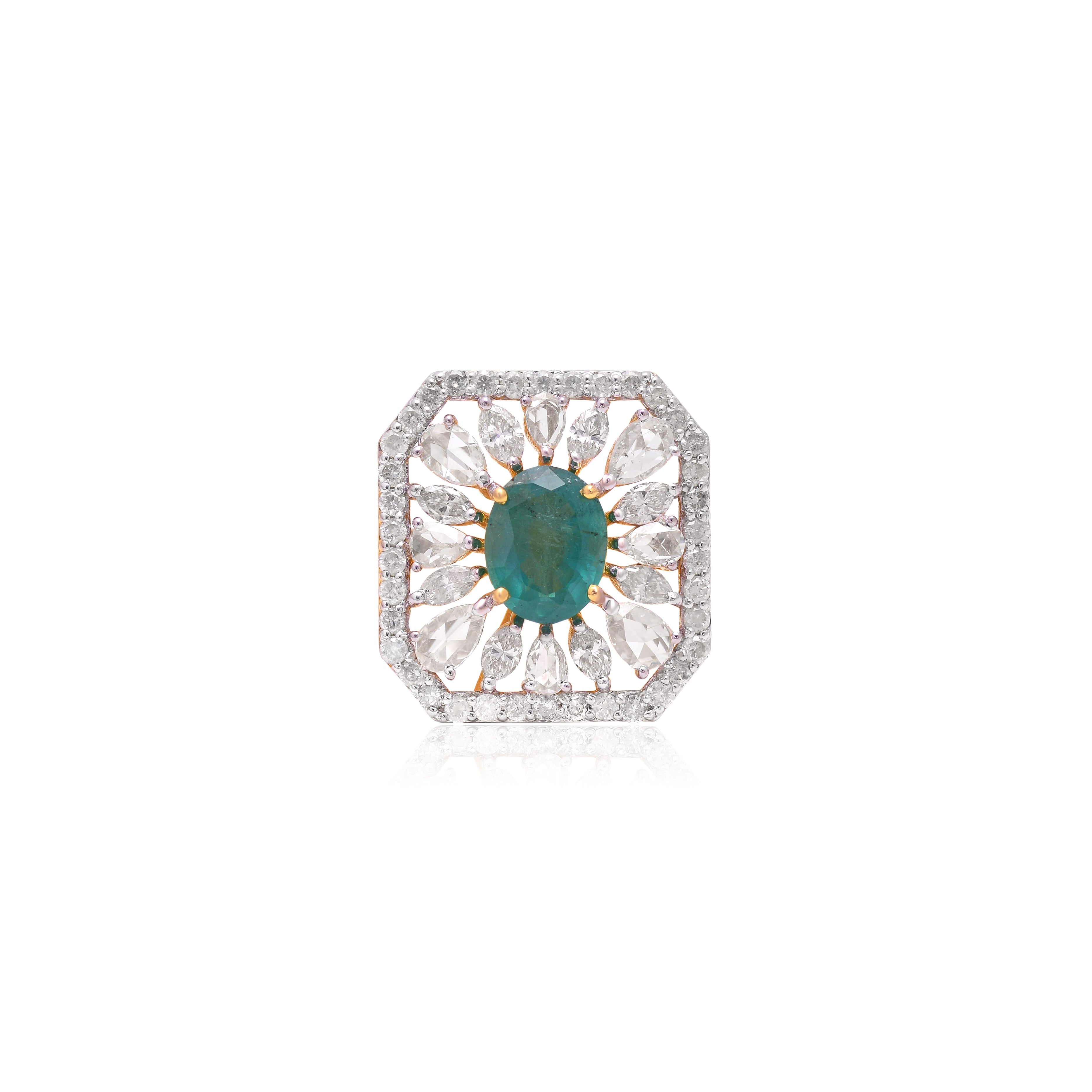 4K GOLD COCKTAIL RING
