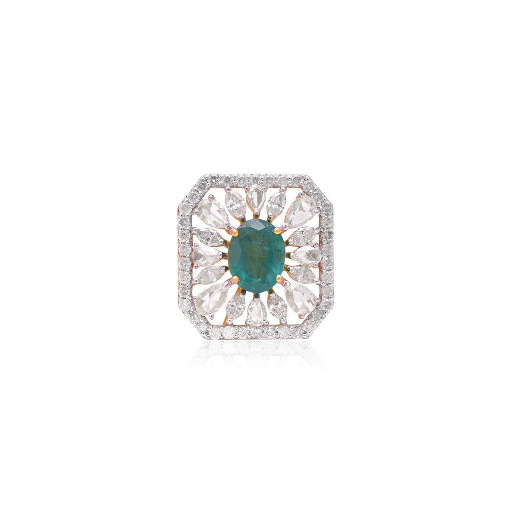 4K GOLD COCKTAIL RING