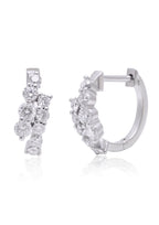 4K GOLD DOUBLE DIAMOND HOOPS